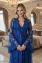 Luxury Lace Nightgown and Robe Set Dowry Elegant Honeymoon Satin Set - 3