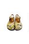 Women's Vegan Leather Beige Sandals - Lemon Tree Model - Cal1606 - 2