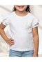 Girls White Embellished T-Shirt - 4