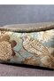 Tasseled Imported İ Silk a Velvet Patterned Tile with 12 Coins K Cushion Cover 0X50 Rectangular Double Sided Pattern - 5