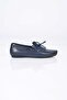 Laceless Bowknot Polyurethane Sole Genuine Leather Loafers 028-2060-26Y Men's Shoes - 6