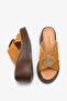 Rubi Women's Genuine Leather Filling Slipper - Tan Suede - 4