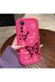 Silicone Slim Soft Rose Red Phone Case Butterfly Pattern Compatible with Mi 12 Lite 5g - 5