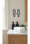 Modern Black Women and Men Toilet Sign Set - 15 cm Minimalist Wc Door Icon - 4