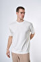 Modal Fabric Oversized Crew Neck T-Shirt - 4