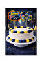 Batman Betmen 8-Person Plate, Cup & 5 Speech Bubbles & Glasses Cake Topper Party Set - 2