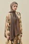 Merwish Oriantel Elegance Women's Shawl 2602 Brown - 4