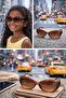 Children's sun glasses oval model 5236 brown