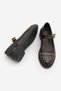 Women's Loafers Troklu Strappy Moccasin Casual Shoes Selga Brown - 8