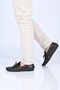 Laceless Bowknot Polyurethane Sole Genuine Leather Loafers 028-2068-26Y Men's Shoes - 3