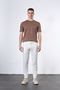Modal Fabric Regular Crew Neck T-Shirt - 4