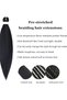 Braid Stretched Hair Extension Braiding Hair Braid Professional Hair Yaki Synthetic Hair 26 Inch - 5