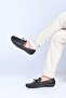 Laceless Bowknot Polyurethane Sole Genuine Leather Loafers 028-2068-26Y Men's Shoes - 2