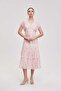 Short-sleeve printed midi dress - 2