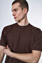 Modal Fabric Oversized Crew Neck T-Shirt - 3
