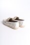 White Floral Print Women Ballet Flats - 5