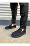 Black Suede (Black Sole) Men's Casual Shoes - 2