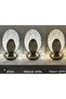 Modern Oval Crystal Table Lamp – 3 Light Modes (Cold, Natural, Warm) - 3