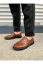 Brown Flat Men's Classic Shoes - 2