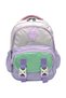 Beige-Lilac Lightweight Water-Resistant Unisex Luxury Nursery Kindergarten & Nursery School Bag Si - 3
