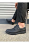 Black Lace-Up Men's Classic Shoes