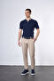 Relaxed Fit Knitwear Polo T-Shirt - 4