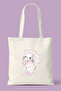 Cute Rabbit with Umbrella Printed Bag
