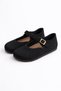 Birken Women's Lightweight Comfortable Sole Stylish (Holiday) Buckle Daily Office Ballerina Shoes - 4