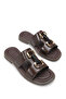Aurora Flora Women's Slippers 0012903 Brown Rustic