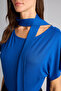 Slim Fit Boat Neck Shawl Detailed T-Shirt H4063Ax26Sp - 4