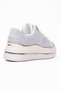 Women's Sneakers Velvet Patterned Gold Detailed Thick Sole Sports Shoes Lilium Gray - 4