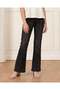 Senior Girls Black Bootcut Jeans
