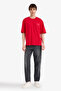 100% Cotton Boxy Fit Printed T-Shirt F8085Ax26Sp - 2