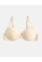 Women Assorted 3-Pack Plunge Bras with Shiny Tape - 3