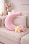 Welsoft Fleece Moon Pillow Decorative Plush Cushion Softly Padded Home & Kids Room Accessory - 2