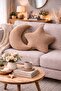 Moon Star Pillow Set Welsoft Fleece Plush Decorative Cushion Home & Children's Room
