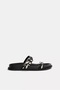 ALLBUCKS PULLBEAR LEOPAR ZEBRA منقوش 100% D جلد SA صندل ERLIK ABPNB3782 - 3