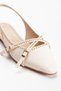 Women's Pointed Toe Shoes Studded Detail Ballet Flats - 3