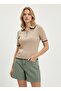 Polo Collar Half Placket Buttoned Knitwear Blouse Ss26Bz0053 - 4