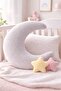Moon Star Pillow Set Welsoft Fleece Plush Decorative Cushion Home & Children's Room - 3