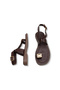 Elara Alba Women's Flip Flop Sandals 00121009 Brown Rustic - 5