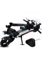 Lucky Liang L2 Pro Electric Scooter with Seat - 1500W, 60KM/H Speed, 48V 18Ah & 10" Tires (Black) - 3