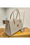 Women's Black Handbag with Shoulder Bag Gold Accessories, Stylish Classic for Daily & Office Use Bag Si - 8