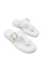 Larissa Vita Women's Flip Flops 0012901 White Rustic
