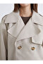 Nevavm Double-Breasted Collar Oversize Women's Trench Coat - 3