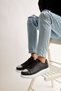 Lace-Up Men's Casual Shoes Black - 2