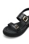 Siri Luce Women's Sandals 0012706 Black Rustic - 2