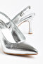 حذاء كون سيلفر حذاء بكعب رفيع يو - 3