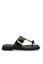 Larissa Vita Women's Flip Flops 0012901 Black Rustic - 3
