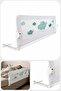 Littles 150*48 cm Green Bed Barrier, Child Bed Guardrail - 3